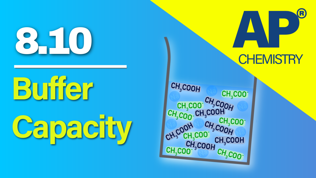 Thumbnail for AP Chemistry 8.10 Buffer Capacity video lesson