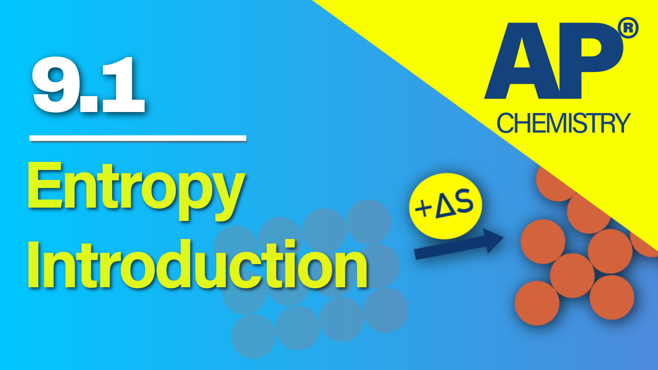 Thumbnail for AP Chemistry 9.1 Entropy Introduction video lesson