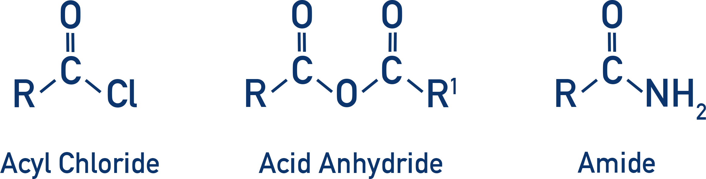 AQA A-Level Chemistry acyl chloride displayed with acyl group highlighted